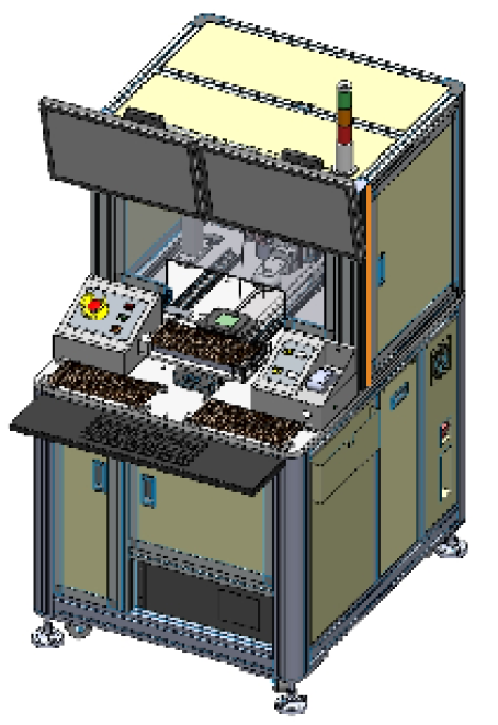071-0401_Cutting station AOI-semi-automatic measuring machine